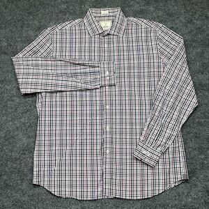 Todd Snyder Shirt Men's Size 17 - 34/35 Plaid 2-Ply Cotton Button Up Designer